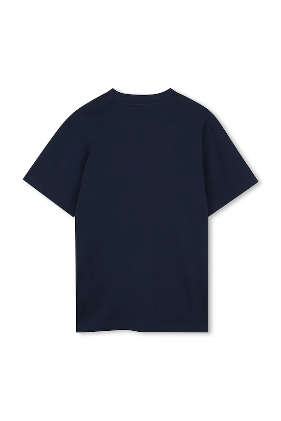 HUGO t-shirt bawełniany dziecięcy G00572.114.150 granatowy SS26