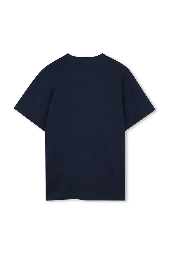 HUGO t-shirt bawełniany dziecięcy G00572.162.174 granatowy SS26