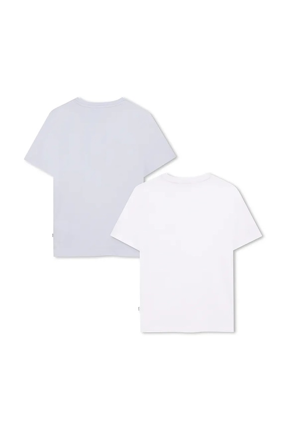 BOSS t-shirt bawełniany dziecięcy 2-pack J52680.102.108 niebieski SS26