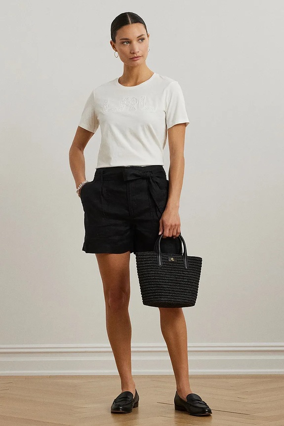Oblečenie Bavlnené tričko Lauren Ralph Lauren 200971071 biela