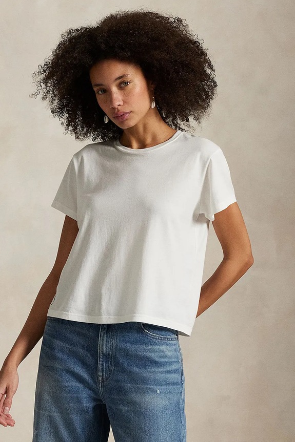 Polo Ralph Lauren t-shirt bawełna biały 211967102