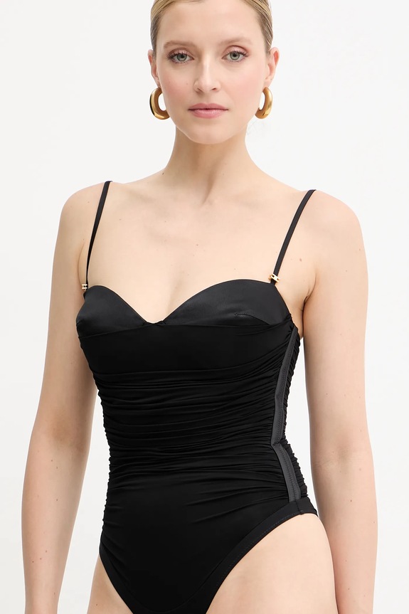 Elisabetta Franchi body czarny BO00456E2