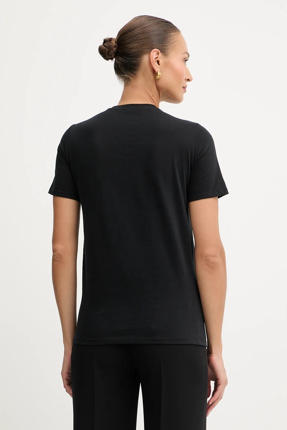 Abbigliamento Elisabetta Franchi t-shirt in cotone MA02856E2 nero