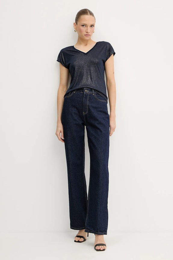Morgan t-shirt 241.DAGA granatowy SS25