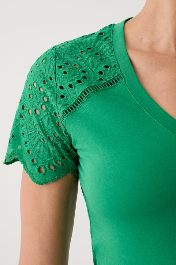 Morgan tricou pentru femei din bumbac 251.DMATY verde
