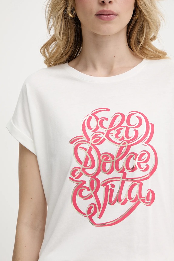 Morgan t-shirt fehér DVITA