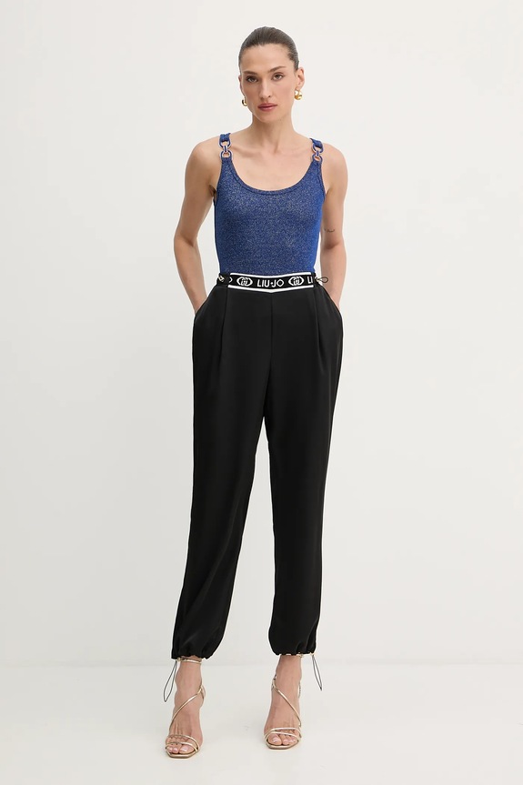 Morgan top DIDONI niebieski AW25