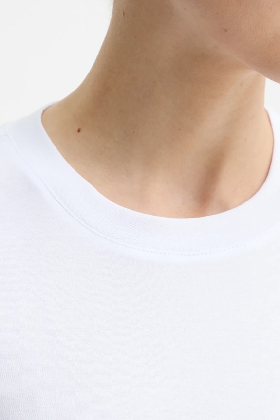Βαμβακερό μπλουζάκι Calvin Klein LV044C216G λευκό