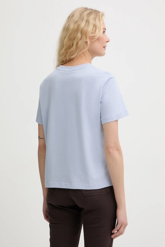 Îmbrăcăminte Calvin Klein tricou de femei din bumbac LV044C905G albastru