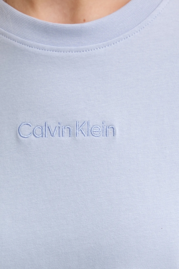 Calvin Klein tricou de femei din bumbac LV044C905G albastru