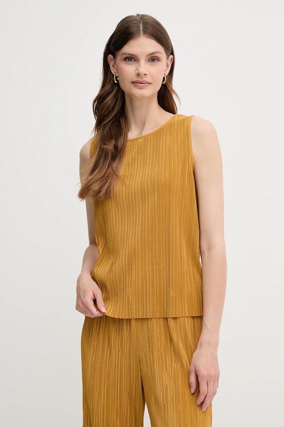 Μπλουζάκι Calvin Klein κανονικό κίτρινο LV044A212G