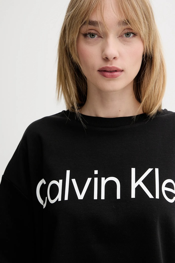 Oblečení Bavlněné tričko Calvin Klein LV044C903G černá