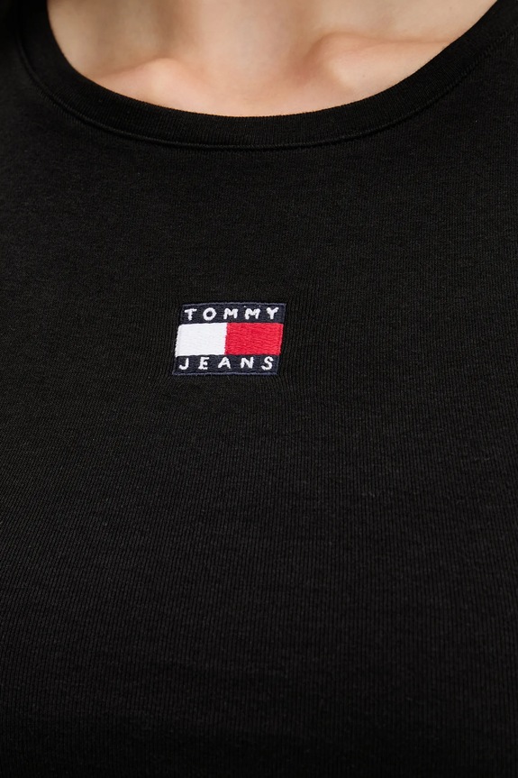 Top Tommy Jeans čierna DW0DW20896
