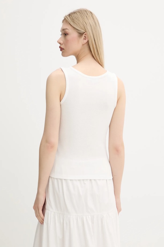 Odzież Tommy Jeans top DW0DW20898 biały