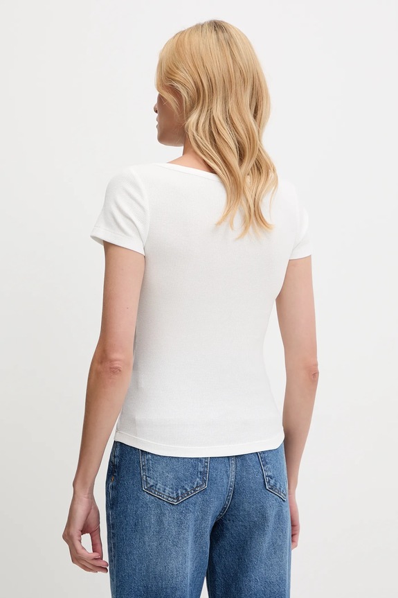 Tommy Jeans t-shirt DW0DW20902 biały AW25