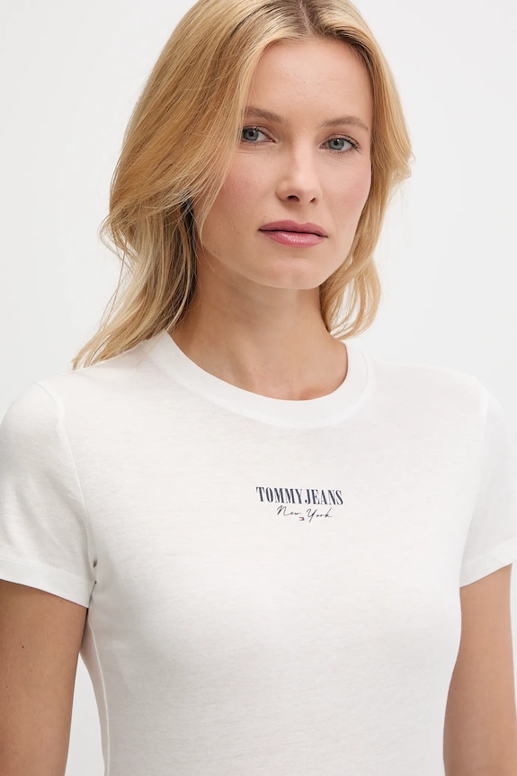 Oblečenie Tričko Tommy Jeans DW0DW20913 biela