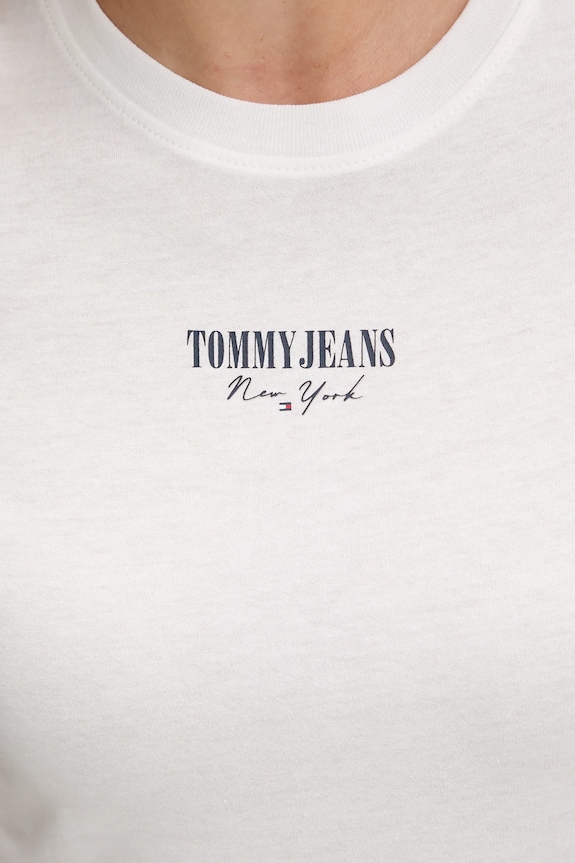 Tričko Tommy Jeans biela DW0DW20913