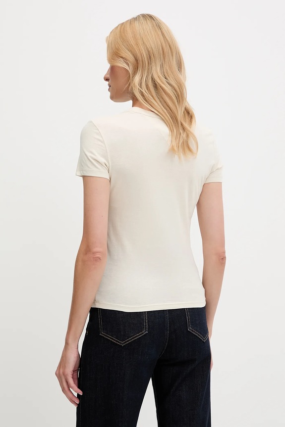 Tommy Jeans t-shirt DW0DW20913 beżowy AW25
