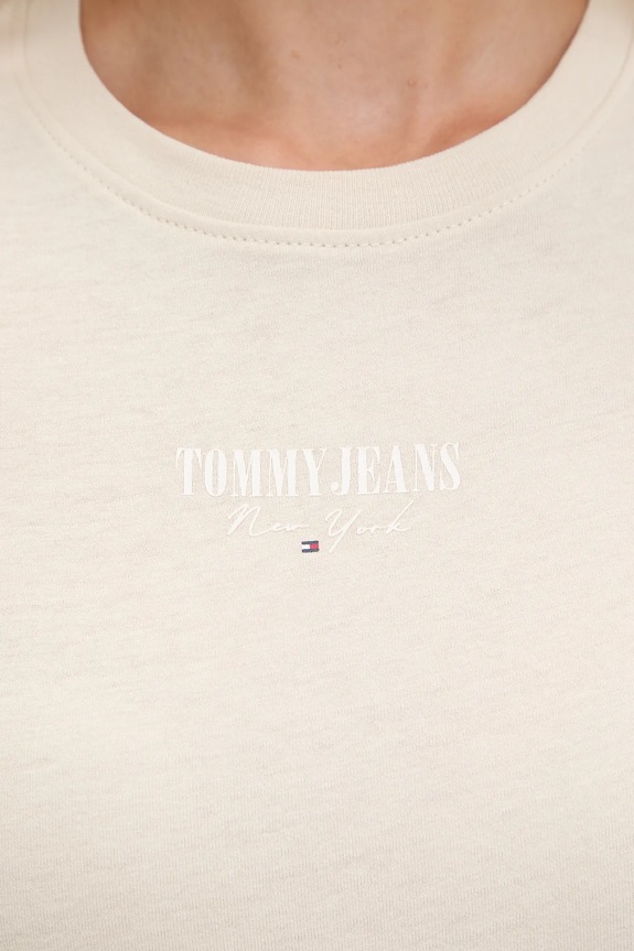 Tommy Jeans t-shirt beżowy DW0DW20913