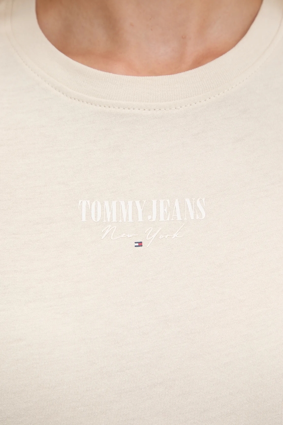 Tommy Jeans t-shirt beżowy DW0DW20913