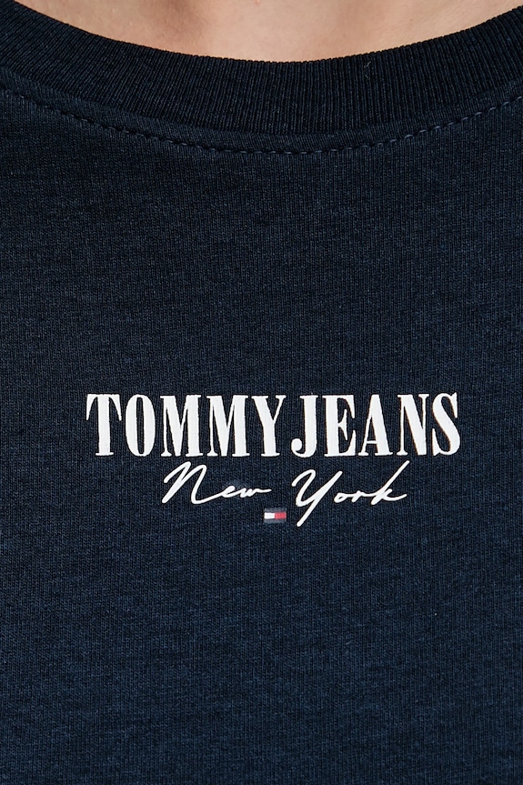 Tričko Tommy Jeans tmavomodrá DW0DW20913