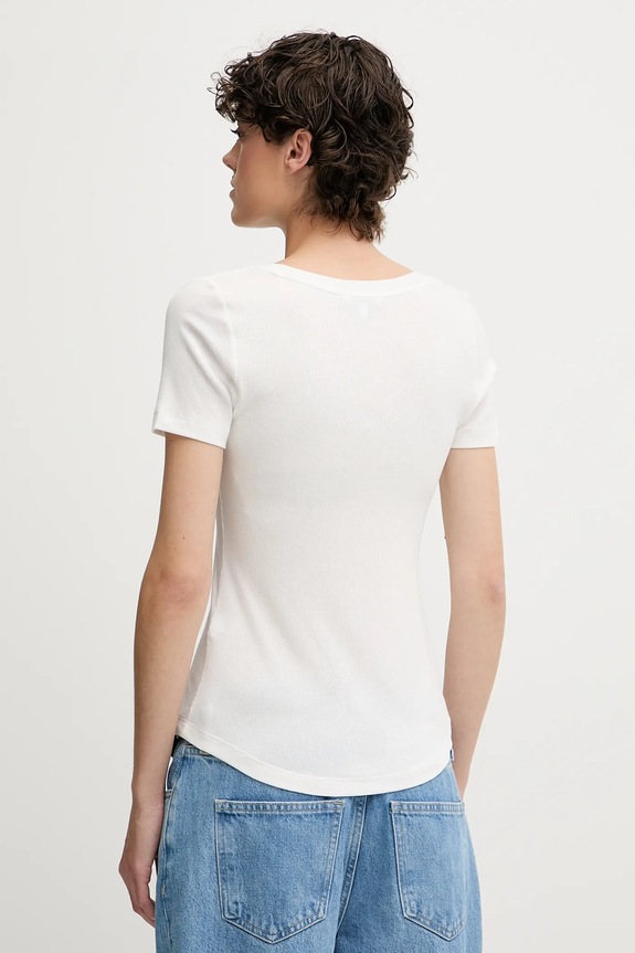 Tričko Tommy Jeans DW0DW20916 biela AW25