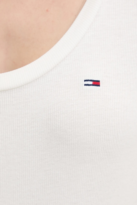 Tričko Tommy Jeans biela DW0DW20916