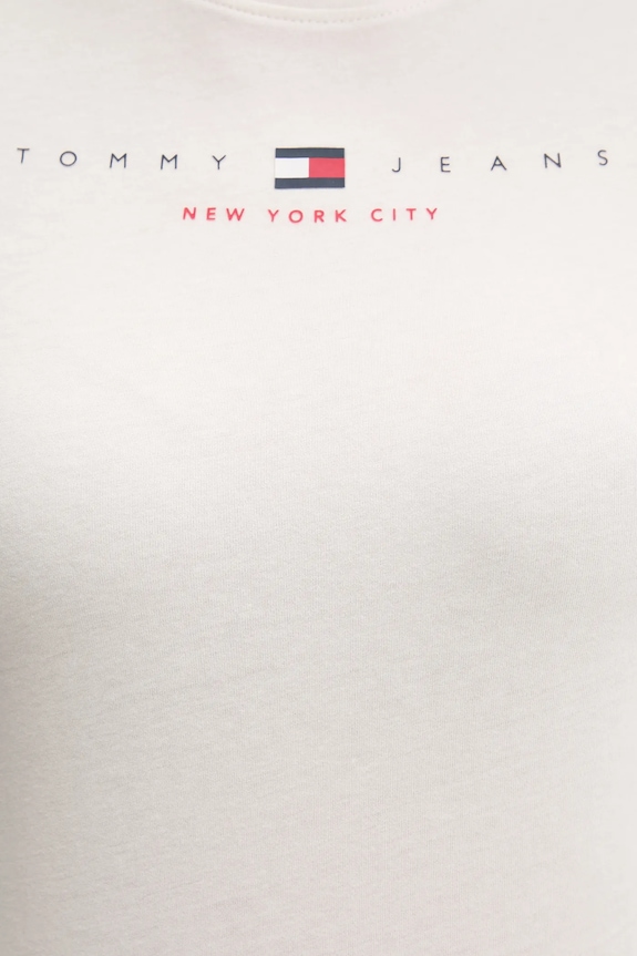 Tommy Jeans t-shirt in cotone DW0DW21422 beige