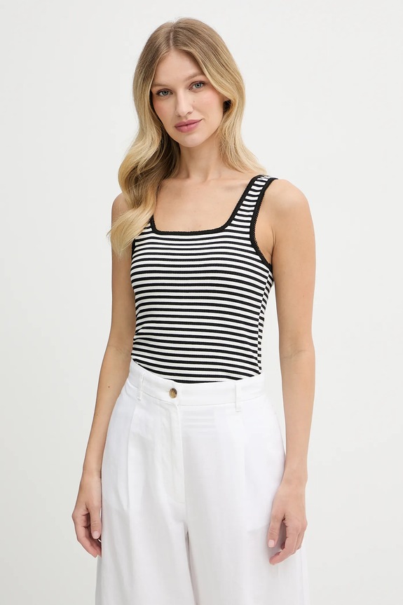 Tommy Hilfiger top curele negru WW0WW45444