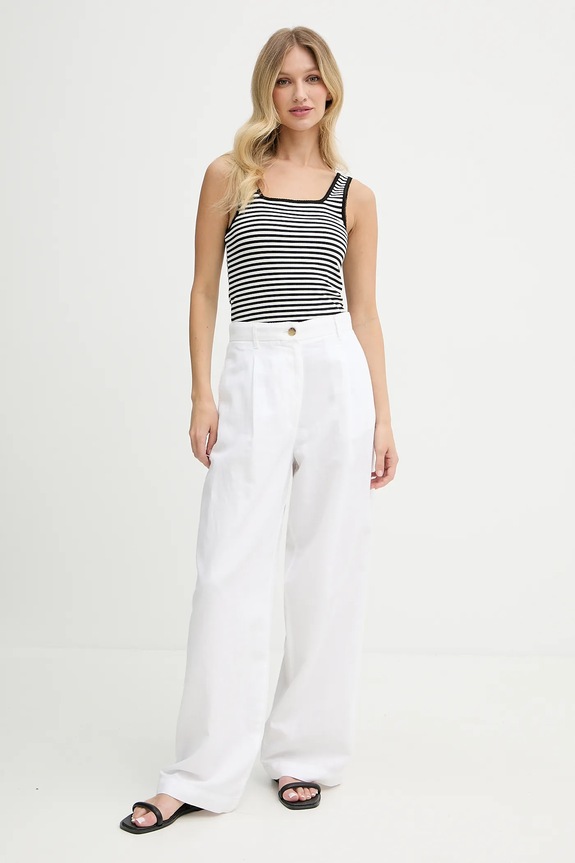 Tommy Hilfiger top WW0WW45444 negru AW25