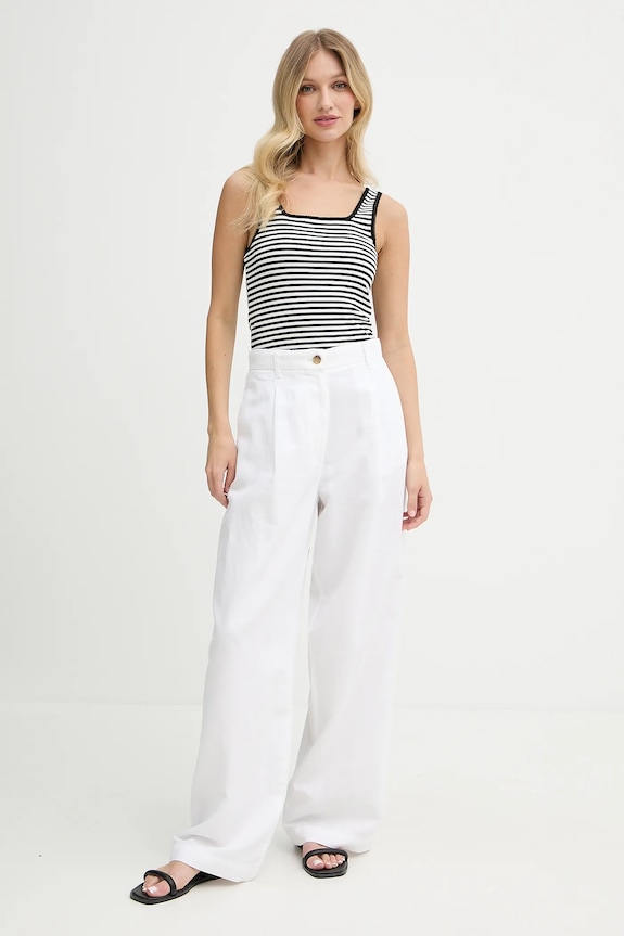 Tommy Hilfiger top WW0WW45444 negru AW25