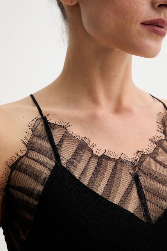 IRO top con lana WP12MAELLY nero