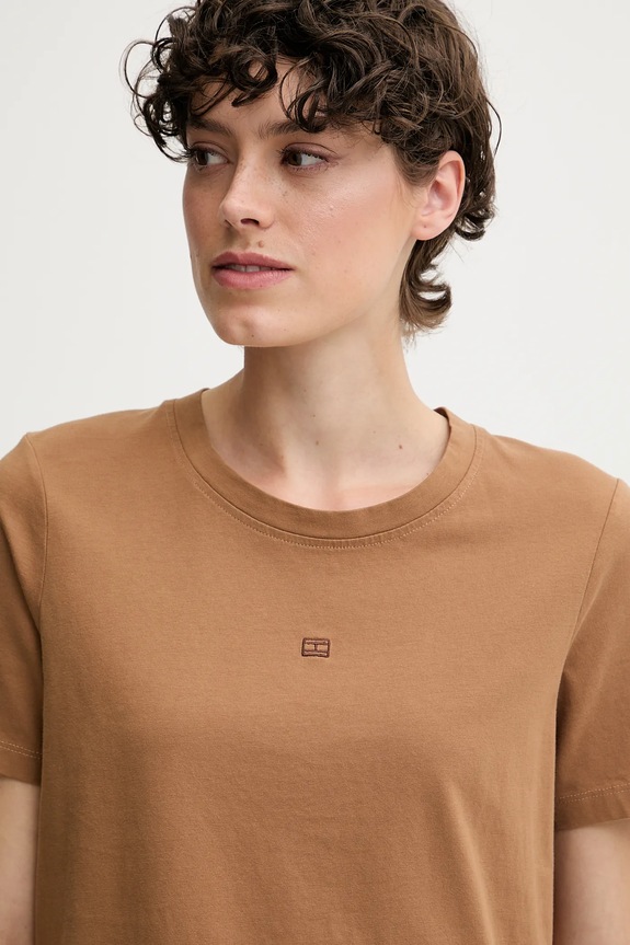 Abbigliamento Tommy Hilfiger t-shirt in cotone WW0WW45626 marrone