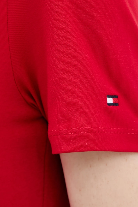 Tommy Hilfiger tricou WW0WW45809 rosu