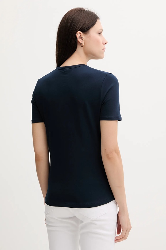 Îmbrăcăminte Tommy Hilfiger tricou WW0WW45809 bleumarin