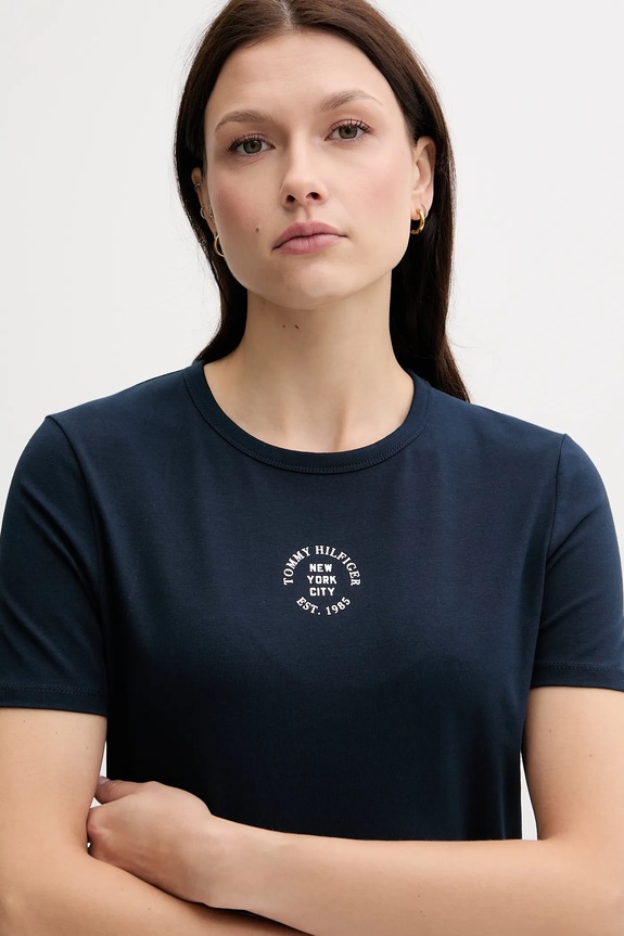 Tommy Hilfiger tricou bleumarin WW0WW45809