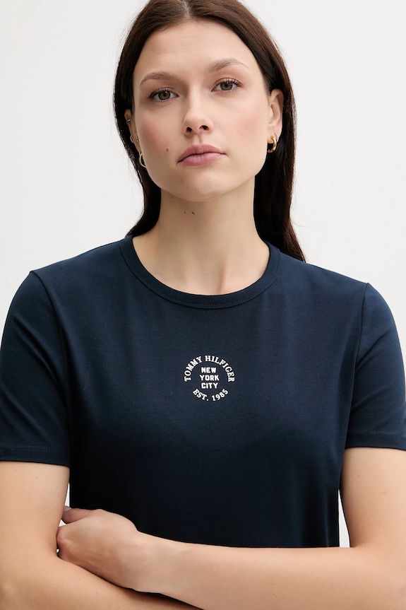 Tommy Hilfiger tricou bleumarin WW0WW45809