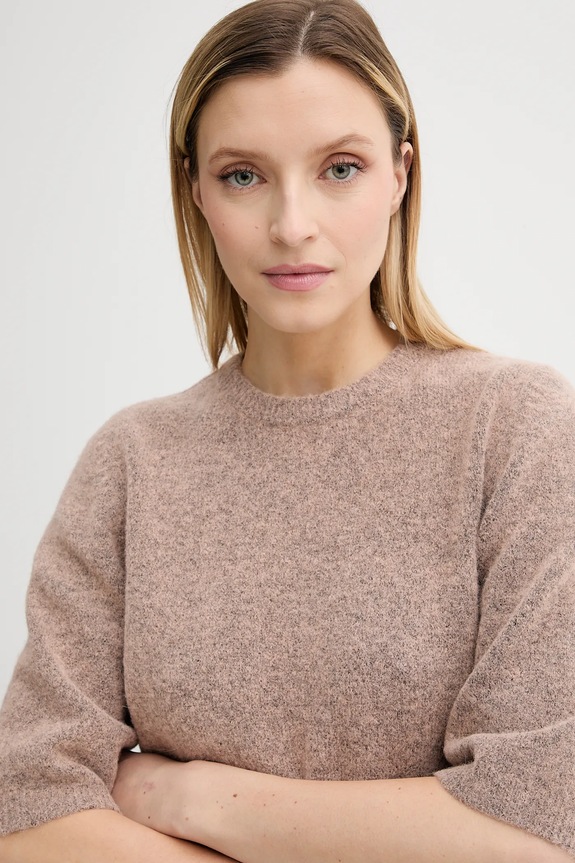 Gestuz sweter wełniany pomarańczowy 10909996