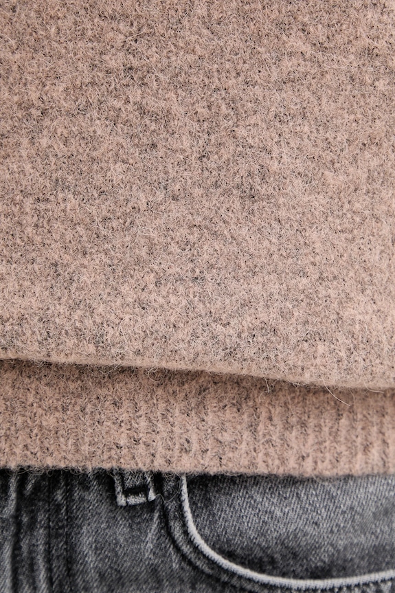 Gestuz sweter wełniany 10909996 pomarańczowy