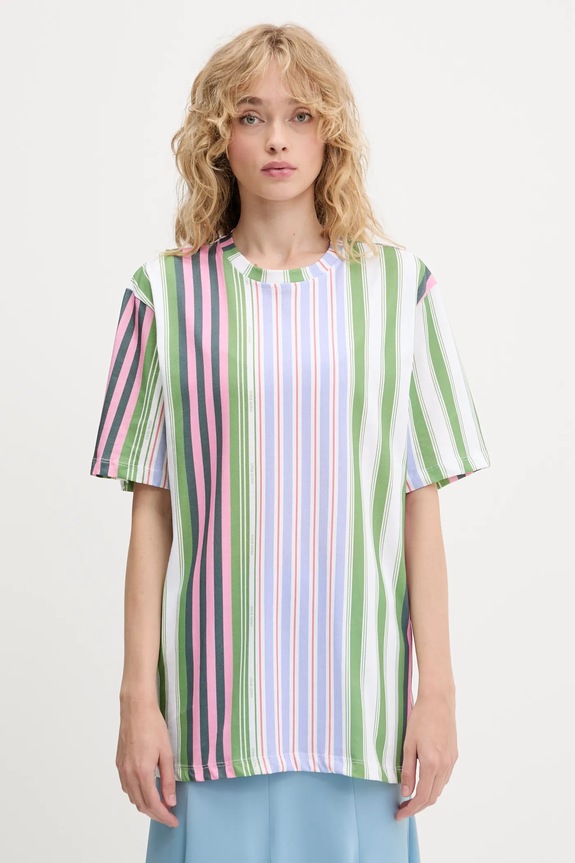 Pamučna majica Stine Goya Planet friendly zelena SG.PF25.T009.2243