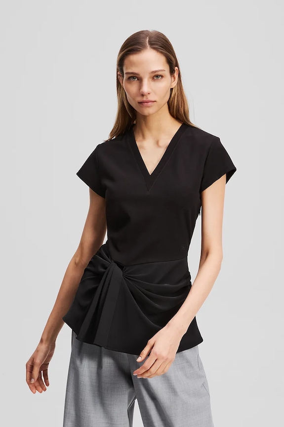 Karl Lagerfeld t-shirt slim nero A3W17011