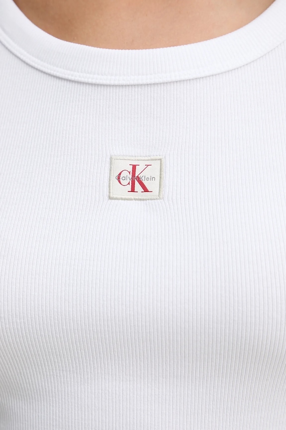 Calvin Klein Jeans t-shirt γυναικείο λευκό LV047C200G