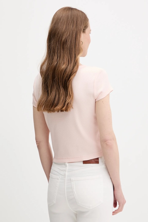 Odjeća Calvin Klein Jeans majica za žene LV047C200G roza