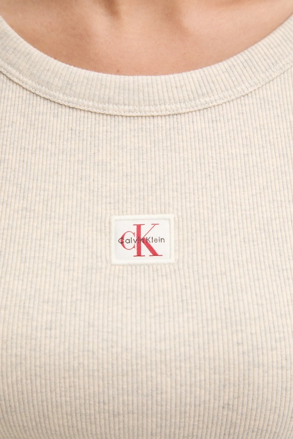 Calvin Klein Jeans tričko dámske LV047C200G béžová