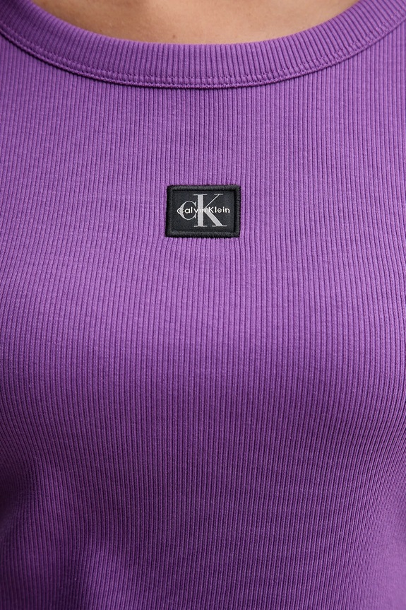 Calvin Klein Jeans tričko dámske LV047C200G fialová