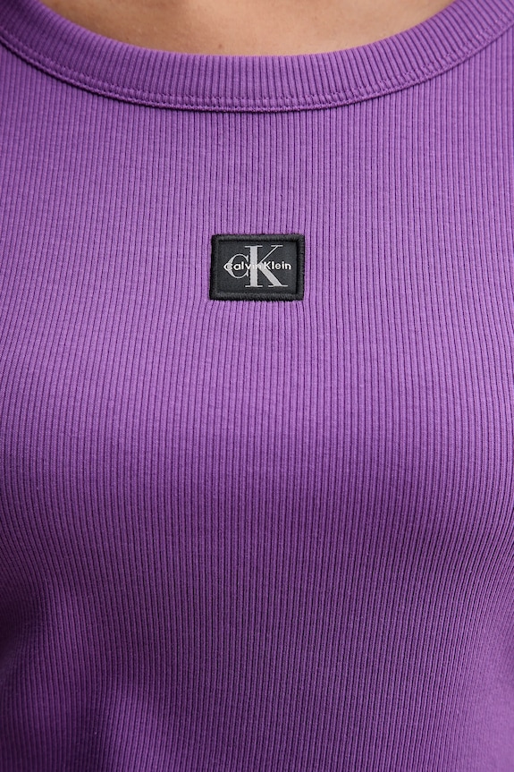 Calvin Klein Jeans tričko dámske LV047C200G fialová