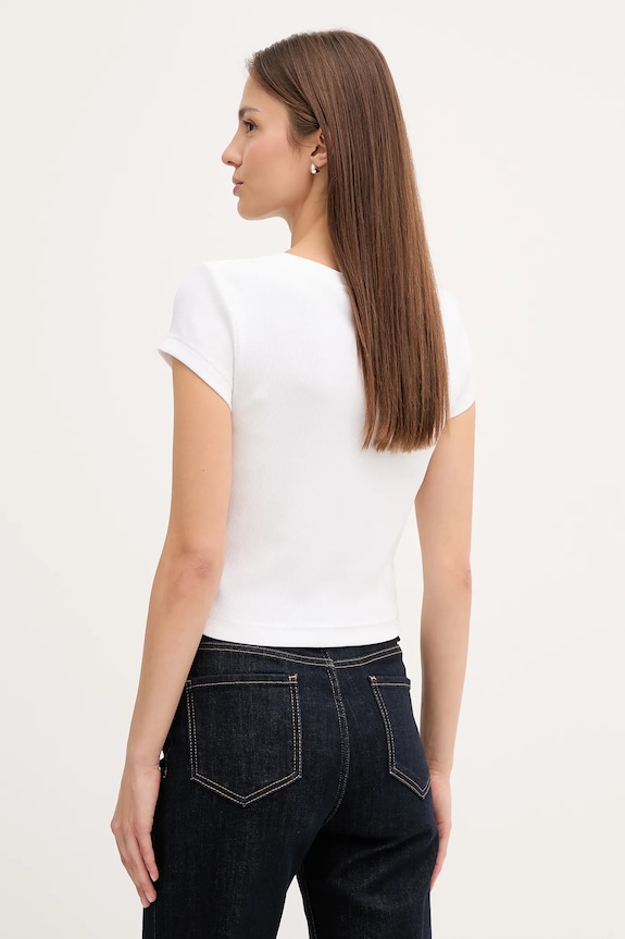 Ρούχα Μπλουζάκι Calvin Klein Jeans LV047C910G λευκό