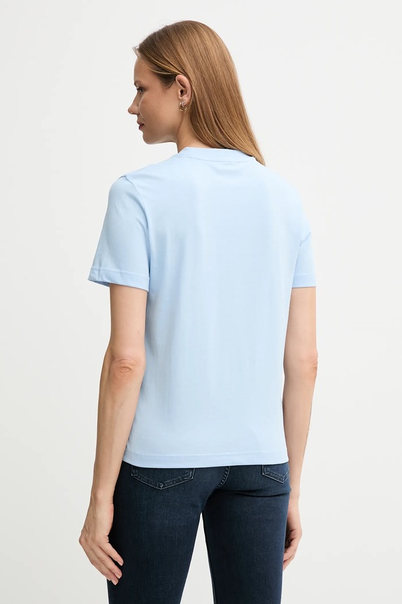 Odzież Calvin Klein Jeans t-shirt damski bawełniany LV047C912G niebieski