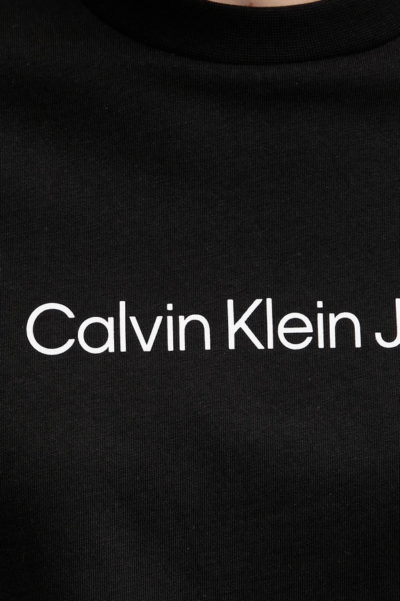 Calvin Klein Jeans t-shirt damski bawełniany czarny LV047C912G