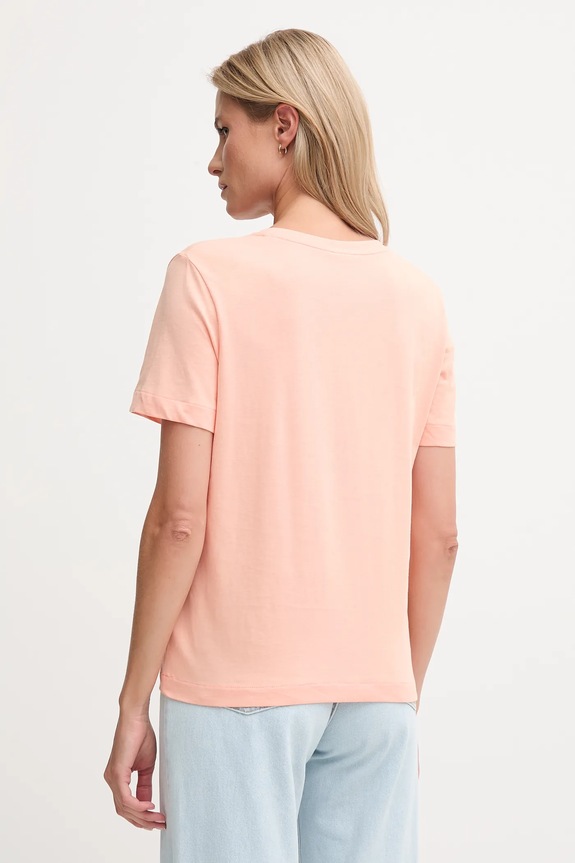 Calvin Klein Jeans tričko dámske bavlnené 2-pak oranžová LV047C906G